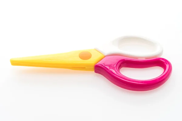 Plastic Colorful scissors — Stock Photo, Image