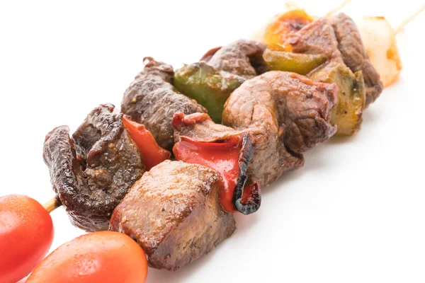 Grilled beef bbq stick — Stock Photo, Image