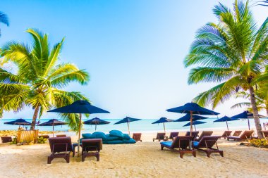 Güzel tropikal plaj 