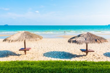 Güzel tropikal plaj 