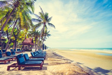 Güzel tropikal plaj 