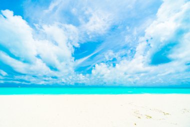 Güzel tropikal plaj 