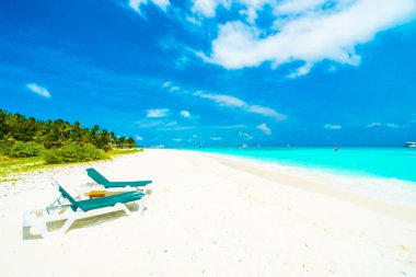 Güzel tropikal plaj 