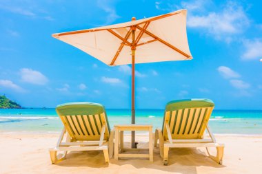 Güzel tropikal plaj 