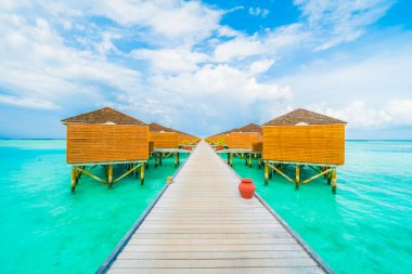 Güzel tropikal plaj 