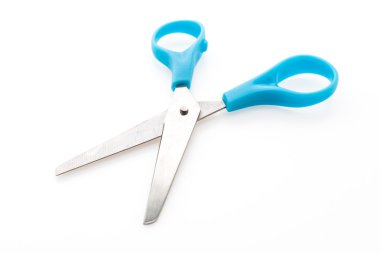 plastik renkli makas