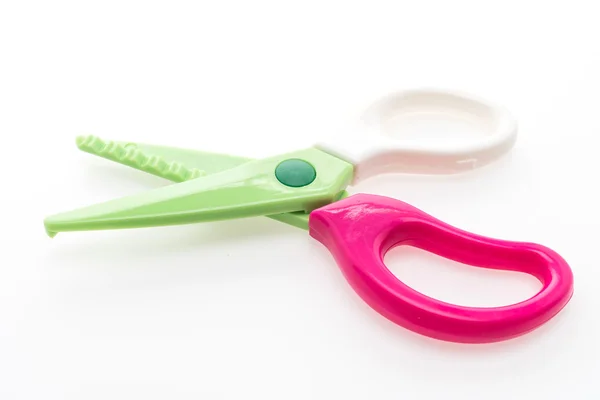 Plastic Colorful scissors — Stock Photo, Image