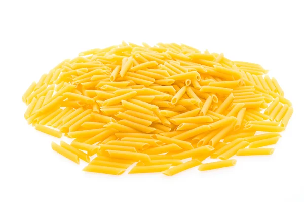 Gele droge pasta — Stockfoto