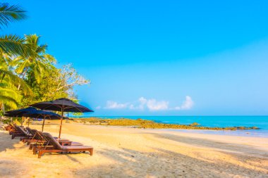 Güzel tropikal plaj 