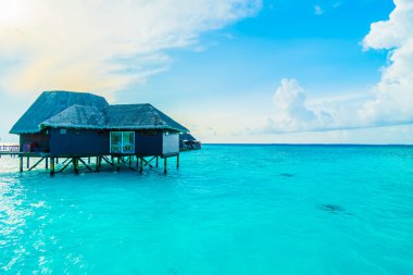 Güzel tropikal Maldivler resort