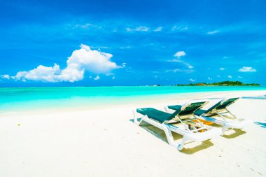 Güzel tropikal plaj 