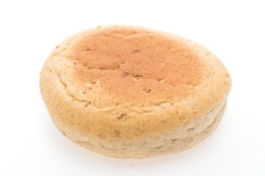 ekmek beyaz arkaplanda