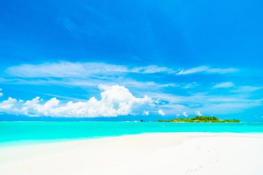 Güzel tropikal plaj 