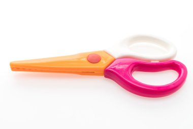 plastik renkli makas