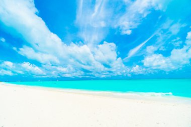 Güzel tropikal plaj 