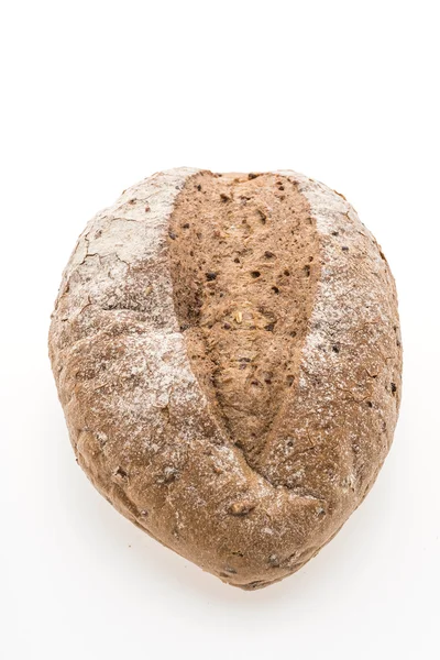 Brot auf weißem Hintergrund — Stockfoto