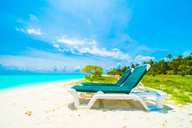 Güzel tropikal plaj 