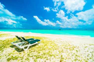 Güzel tropikal plaj 