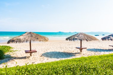 Güzel tropikal plaj 