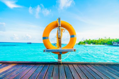 Güzel tropikal Maldivler resort