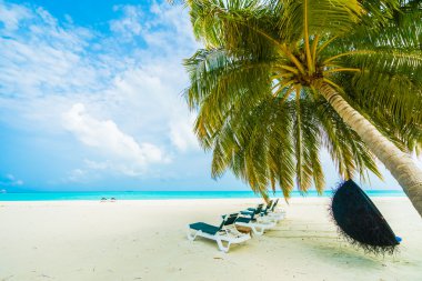 Güzel tropikal plaj 