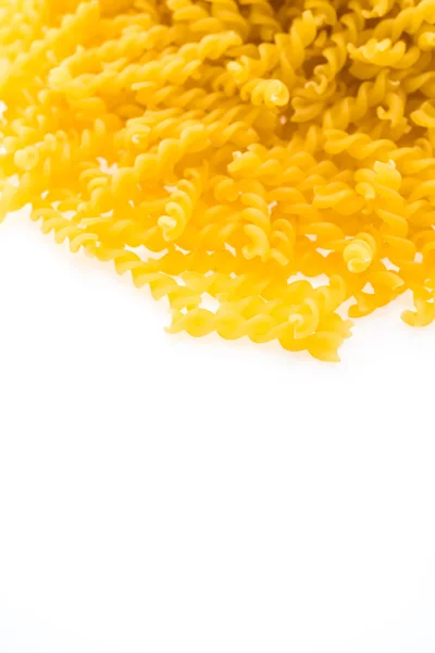 Yellow dry pasta — Stock Photo, Image