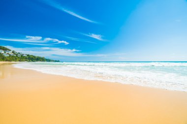 Güzel tropikal plaj 