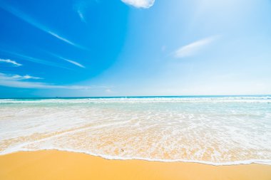 Güzel tropikal plaj 