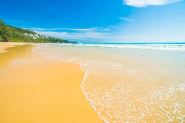 Güzel tropikal plaj 