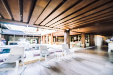 Otel lobisinde bulanıklık