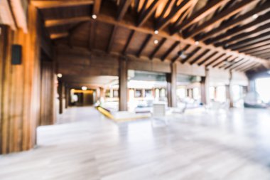 Otel lobisinde bulanıklık