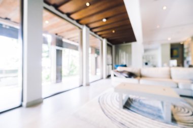 Soyut bulanıklık oturma odası