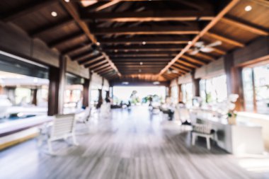 Otel lobisinde bulanıklık