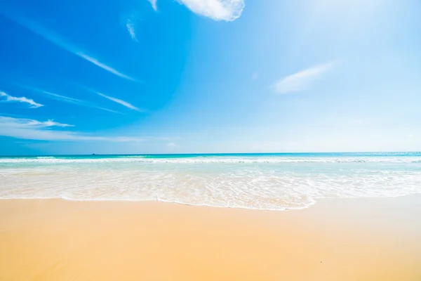 Strand og sjø – stockfoto