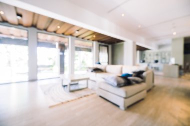 Soyut bulanıklık oturma odası