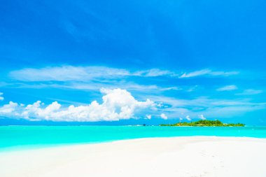 Güzel tropikal Maldivler resort