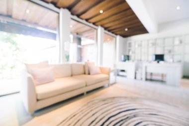 Soyut bulanıklık oturma odası