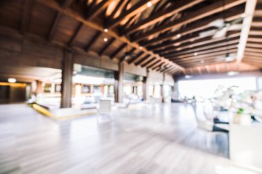 Otel lobisinde bulanıklık