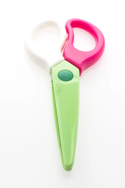 Colorful plastic scissors — Stock Photo, Image