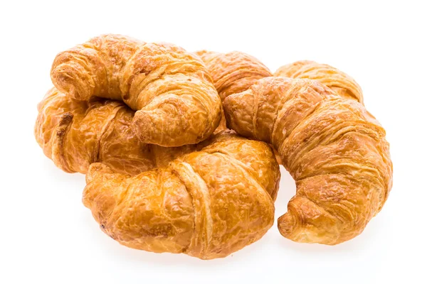 Croissant brood voor het ontbijt — Stockfoto