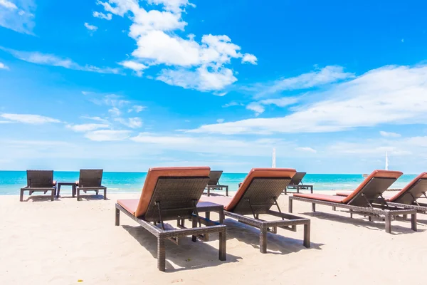 Umbrella and chair — Stock Photo, Image