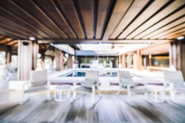 Otel lobisinde bulanıklık