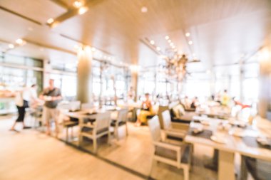 Güzel lüks Restoran iç bulanıklık