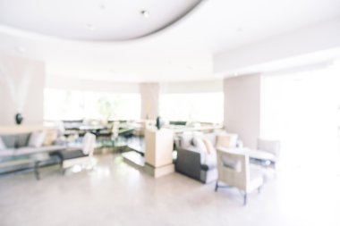 Otel lobisinde bulanıklık