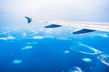 Güzel tropikal Maldivler resort