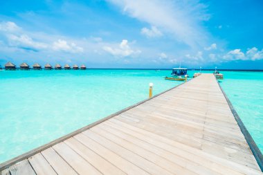 Güzel tropikal Maldivler resort