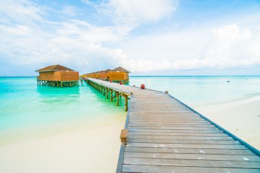 Güzel tropikal Maldivler resort