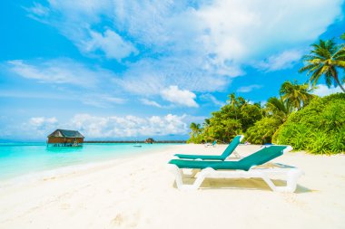 Güzel tropikal Maldivler resort