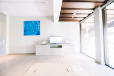 Soyut bulanıklık oturma odası