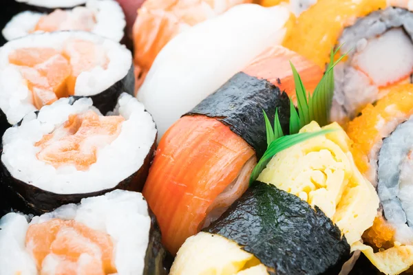 Mariscos sushi comida japonesa — Foto de Stock